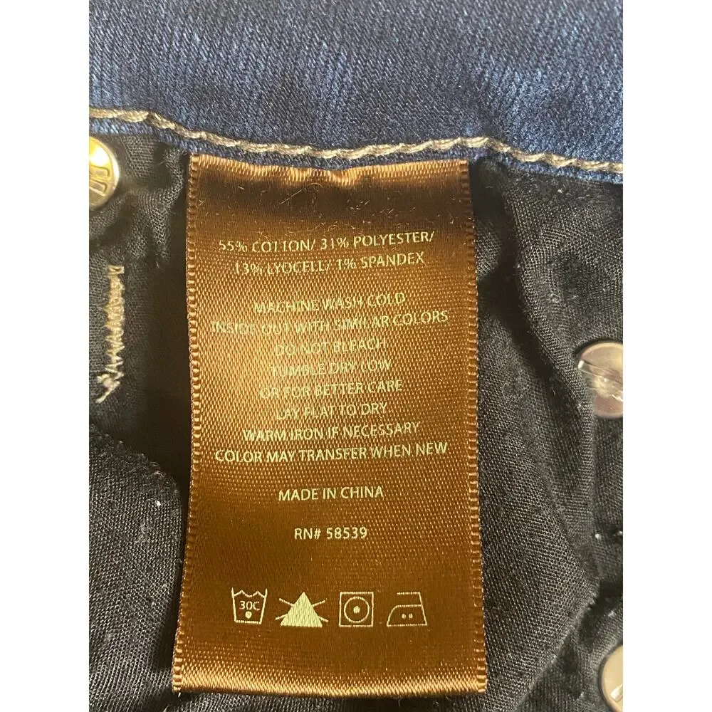 Kut from the Kloth Women's Dark Wash Skinny Jeans Size 0